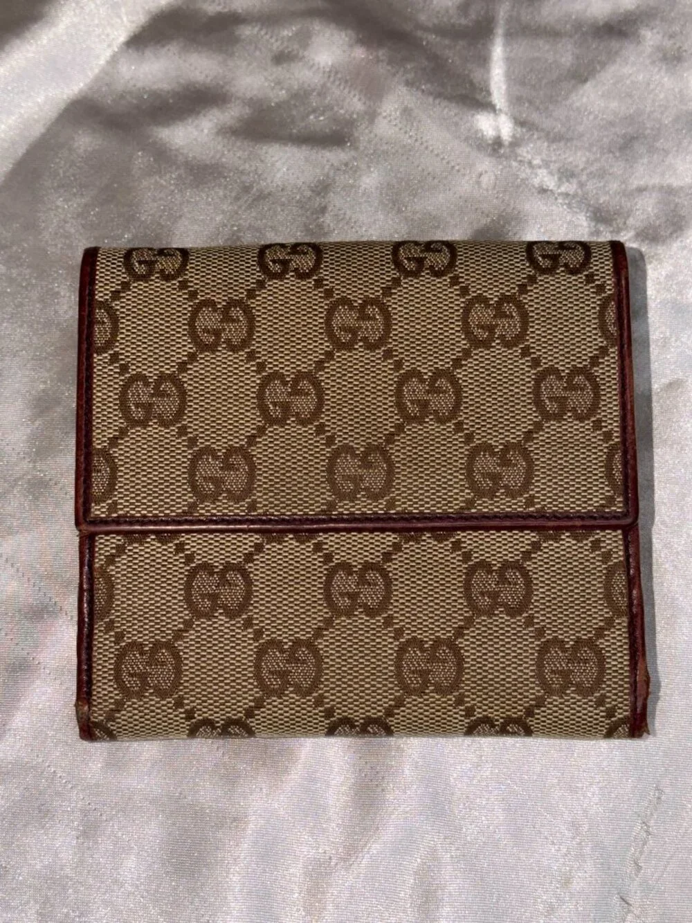 Gucci Vintage GG Monogram Bifold Wallet